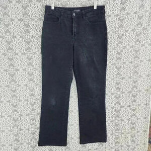 NYDJ Boot cut women's black jeans Stretched 10